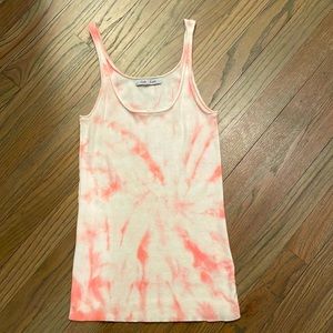 Pink Tie Dye Tank (S) NWOT